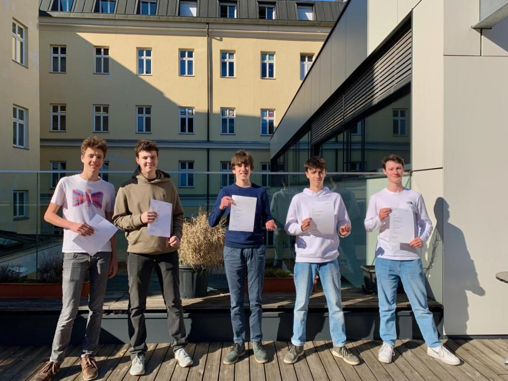 © Markus Frischauf, Privat Physikolympioniken des BRG APP dominieren beim Landesfinale der 41. Österreichischen Physikolympiade! März 2022 - Titelbild